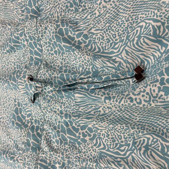 Kyodan Outdoor Skort Dress Romper Sleeveless Turquoise Animal Print Size S - Picture 5 of 11